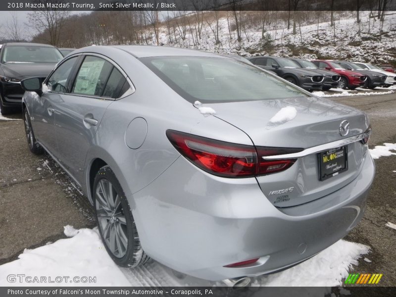 Sonic Silver Metallic / Black 2018 Mazda Mazda6 Touring
