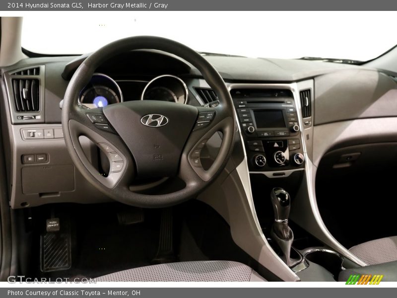 Harbor Gray Metallic / Gray 2014 Hyundai Sonata GLS