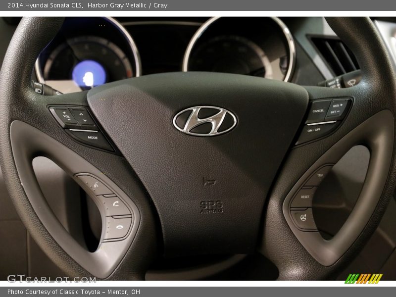 Harbor Gray Metallic / Gray 2014 Hyundai Sonata GLS