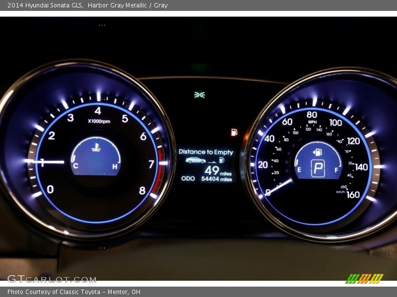 Harbor Gray Metallic / Gray 2014 Hyundai Sonata GLS