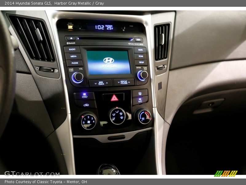 Harbor Gray Metallic / Gray 2014 Hyundai Sonata GLS