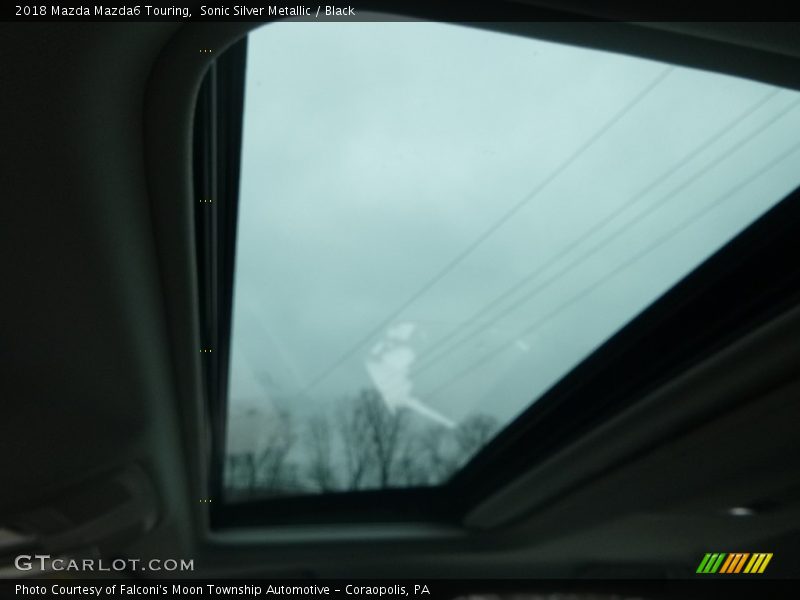 Sonic Silver Metallic / Black 2018 Mazda Mazda6 Touring