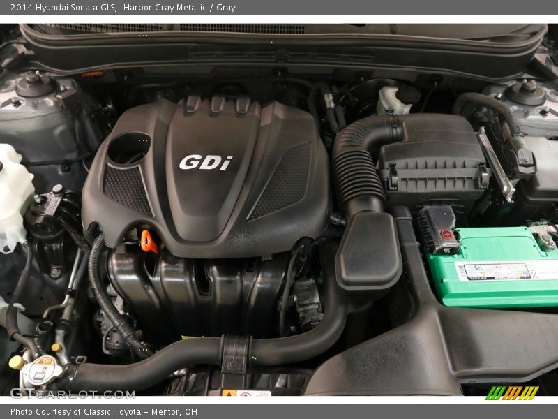 Harbor Gray Metallic / Gray 2014 Hyundai Sonata GLS