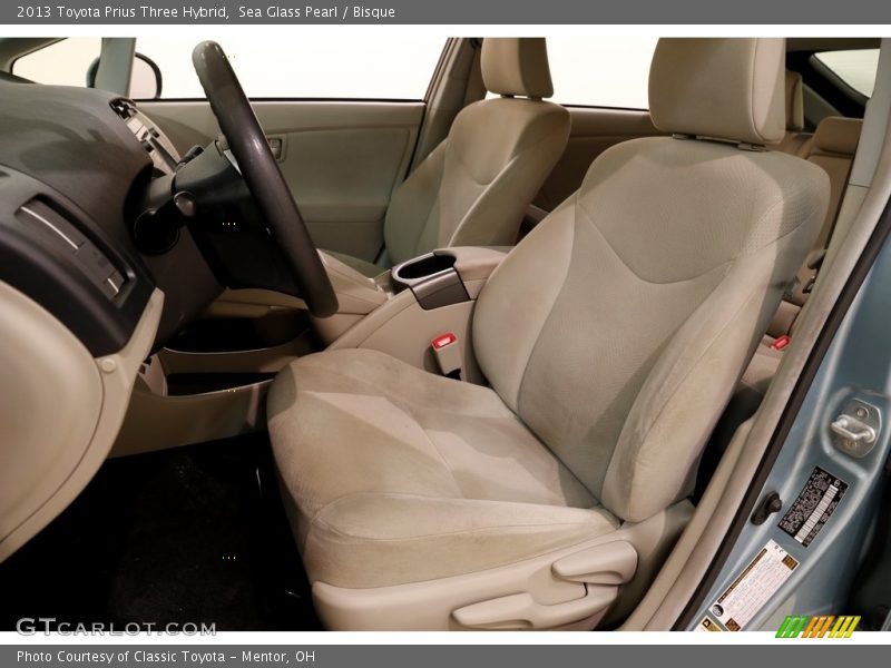 Sea Glass Pearl / Bisque 2013 Toyota Prius Three Hybrid