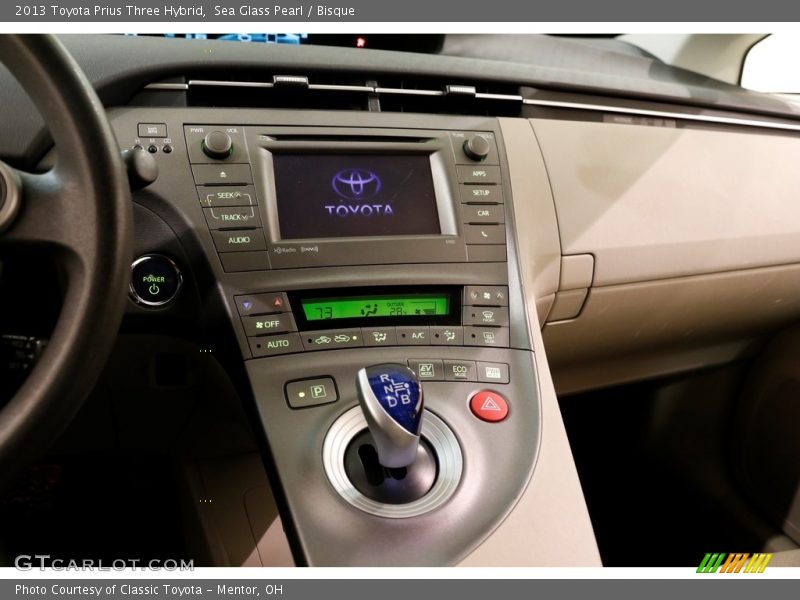 Sea Glass Pearl / Bisque 2013 Toyota Prius Three Hybrid