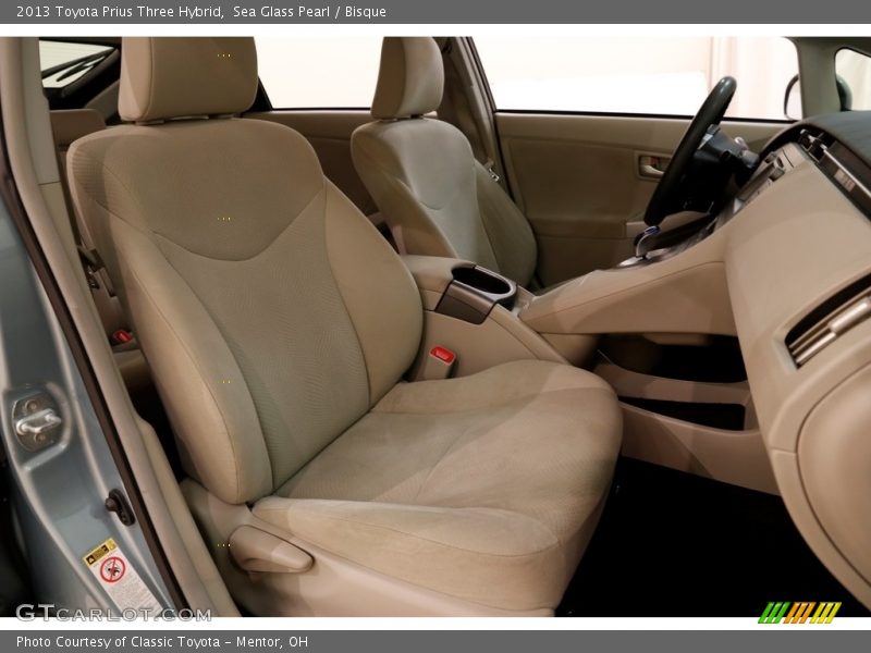 Sea Glass Pearl / Bisque 2013 Toyota Prius Three Hybrid