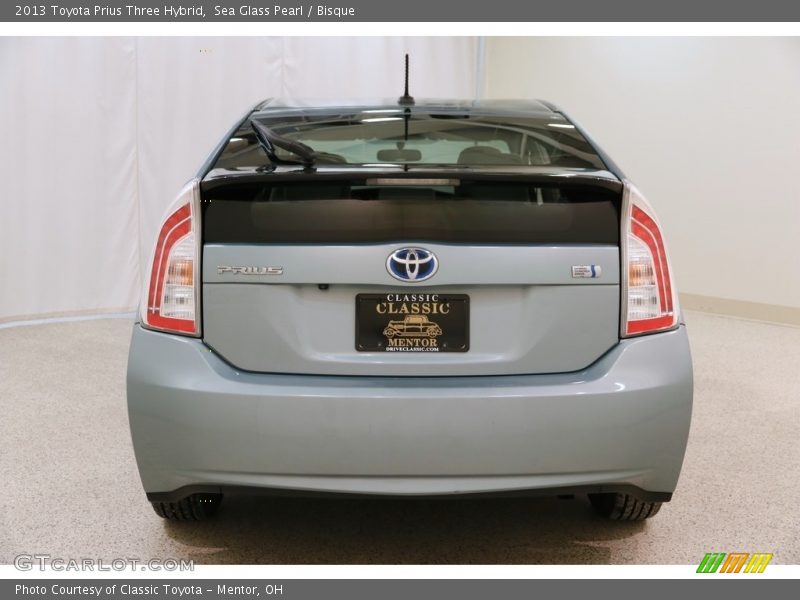 Sea Glass Pearl / Bisque 2013 Toyota Prius Three Hybrid
