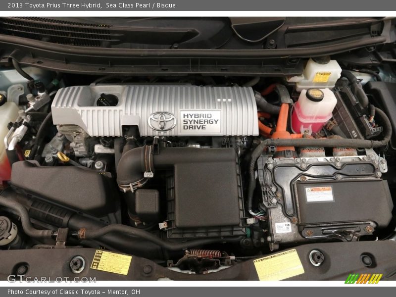 Sea Glass Pearl / Bisque 2013 Toyota Prius Three Hybrid