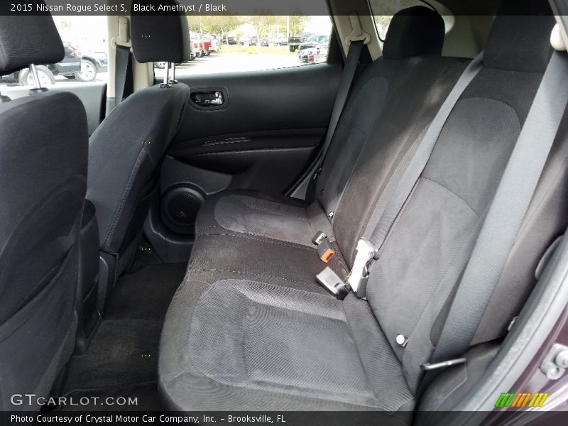 Black Amethyst / Black 2015 Nissan Rogue Select S