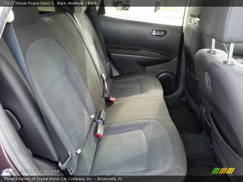 Black Amethyst / Black 2015 Nissan Rogue Select S