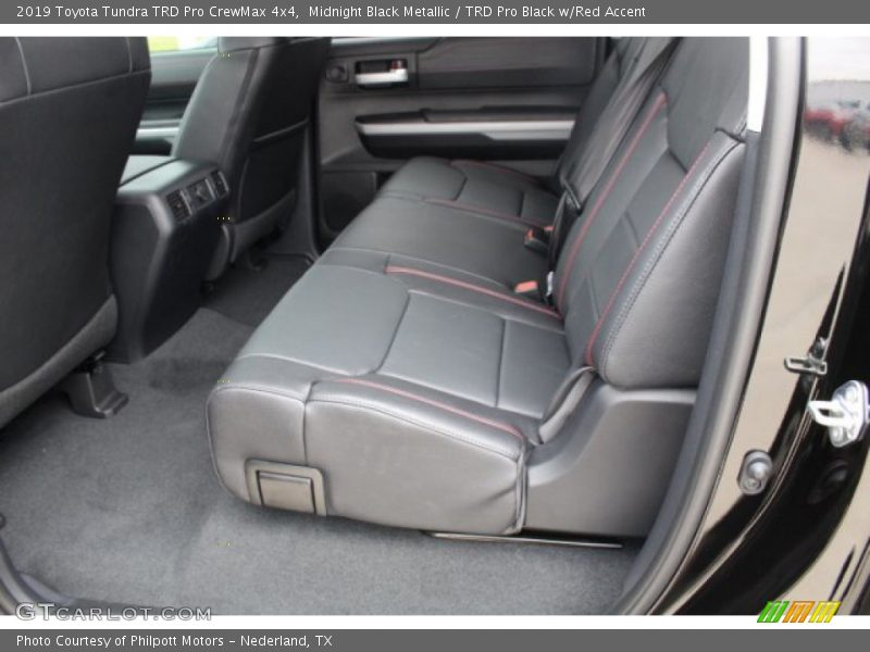 Rear Seat of 2019 Tundra TRD Pro CrewMax 4x4