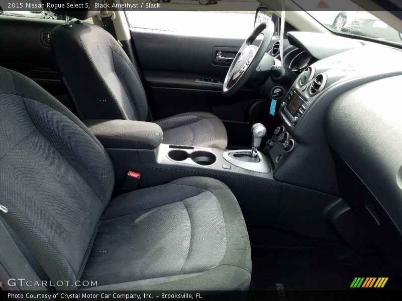 Black Amethyst / Black 2015 Nissan Rogue Select S