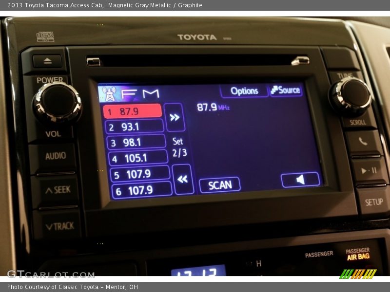 Magnetic Gray Metallic / Graphite 2013 Toyota Tacoma Access Cab