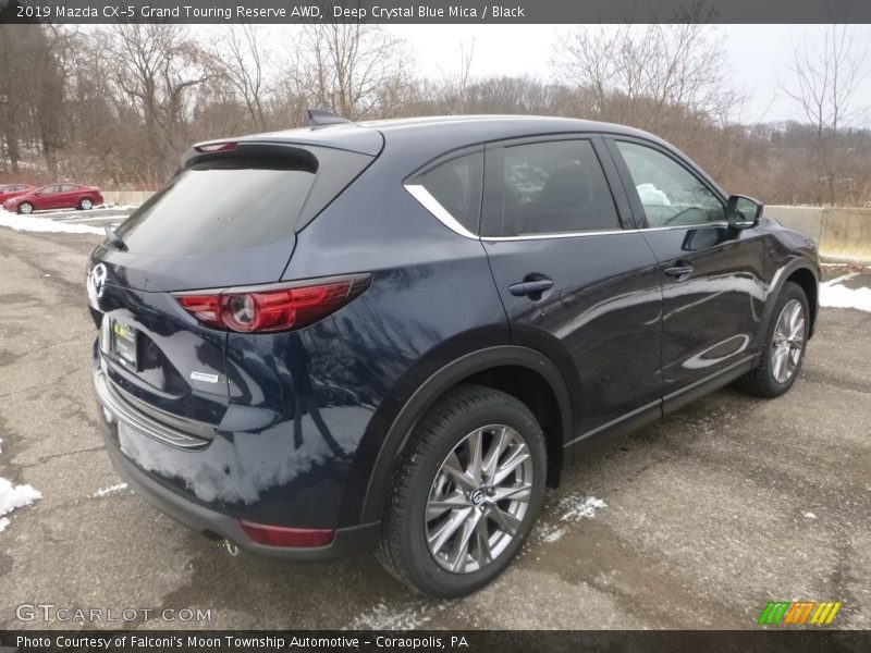 Deep Crystal Blue Mica / Black 2019 Mazda CX-5 Grand Touring Reserve AWD