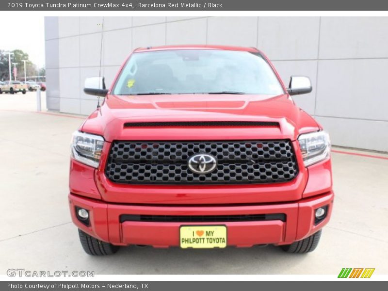 Barcelona Red Metallic / Black 2019 Toyota Tundra Platinum CrewMax 4x4