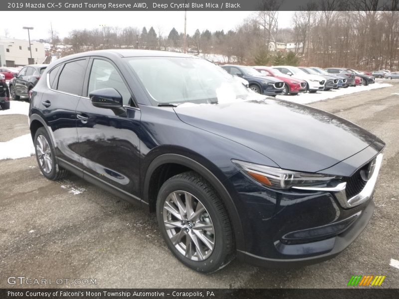 Deep Crystal Blue Mica / Black 2019 Mazda CX-5 Grand Touring Reserve AWD