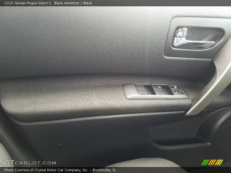 Black Amethyst / Black 2015 Nissan Rogue Select S