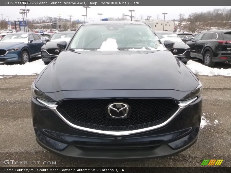 Deep Crystal Blue Mica / Black 2019 Mazda CX-5 Grand Touring Reserve AWD