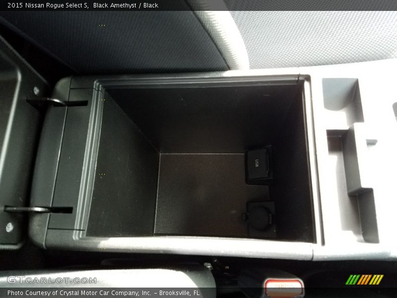 Black Amethyst / Black 2015 Nissan Rogue Select S