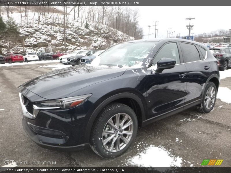 Deep Crystal Blue Mica / Black 2019 Mazda CX-5 Grand Touring Reserve AWD
