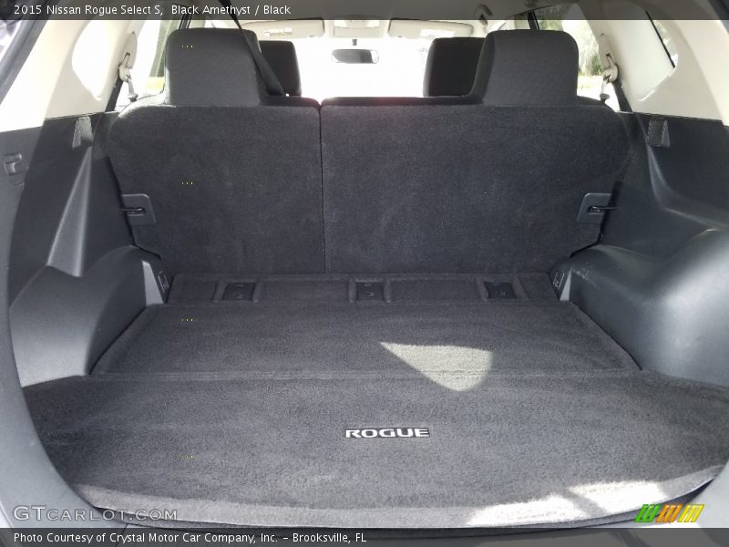 Black Amethyst / Black 2015 Nissan Rogue Select S