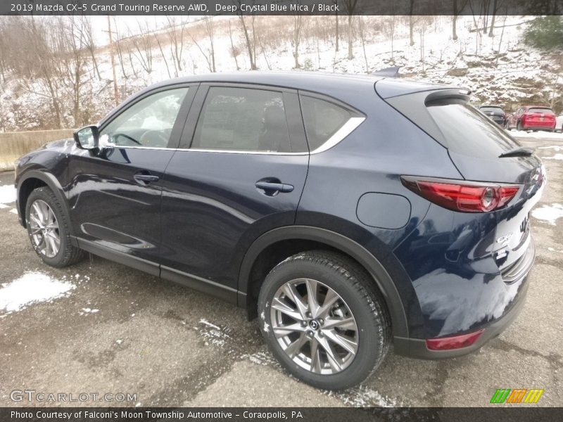 Deep Crystal Blue Mica / Black 2019 Mazda CX-5 Grand Touring Reserve AWD