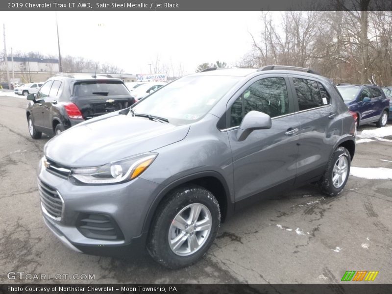 Satin Steel Metallic / Jet Black 2019 Chevrolet Trax LT AWD