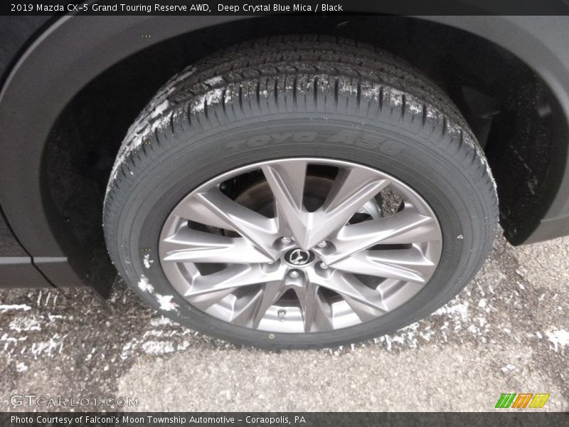 Deep Crystal Blue Mica / Black 2019 Mazda CX-5 Grand Touring Reserve AWD
