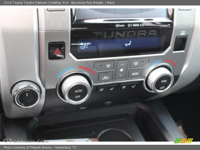 Controls of 2019 Tundra Platinum CrewMax 4x4