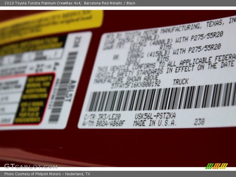 3R3 - 2019 Toyota Tundra Platinum CrewMax 4x4