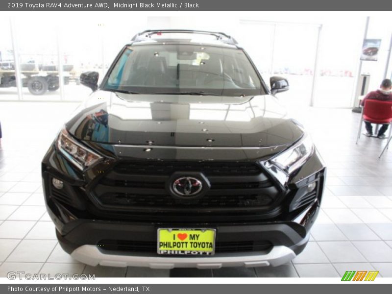Midnight Black Metallic / Black 2019 Toyota RAV4 Adventure AWD
