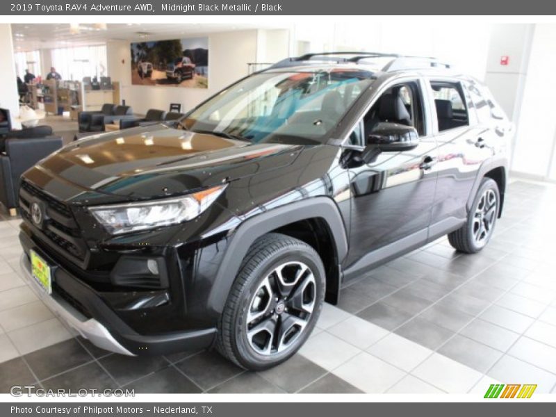 Midnight Black Metallic / Black 2019 Toyota RAV4 Adventure AWD