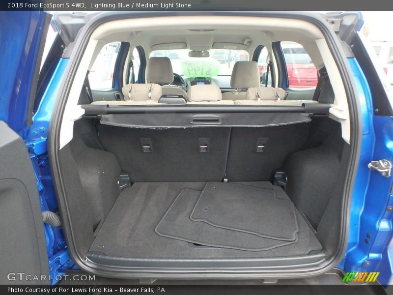 Lightning Blue / Medium Light Stone 2018 Ford EcoSport S 4WD