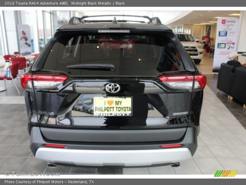 Midnight Black Metallic / Black 2019 Toyota RAV4 Adventure AWD