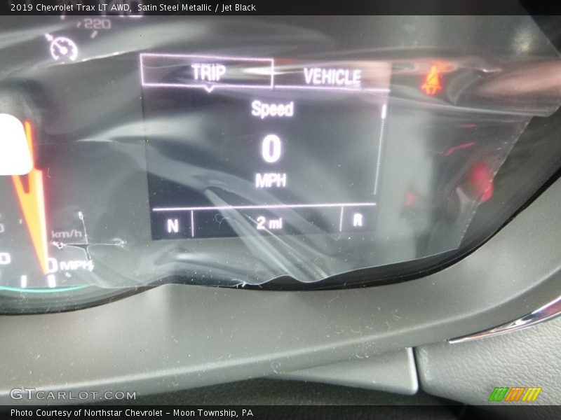 Satin Steel Metallic / Jet Black 2019 Chevrolet Trax LT AWD