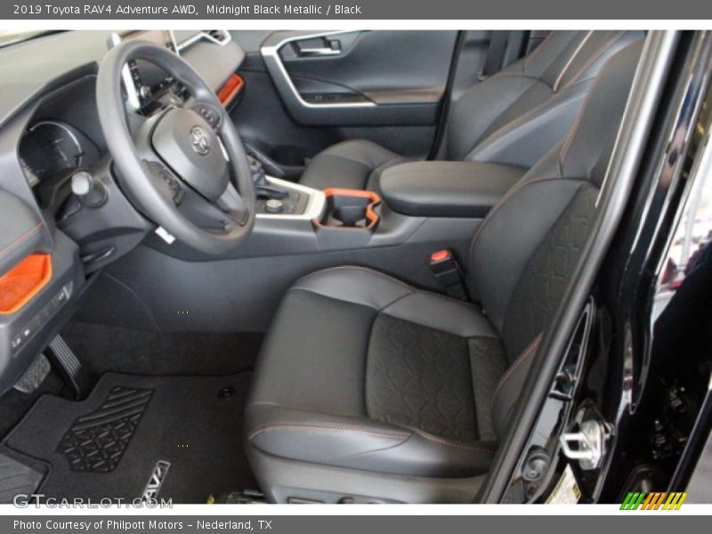 Front Seat of 2019 RAV4 Adventure AWD