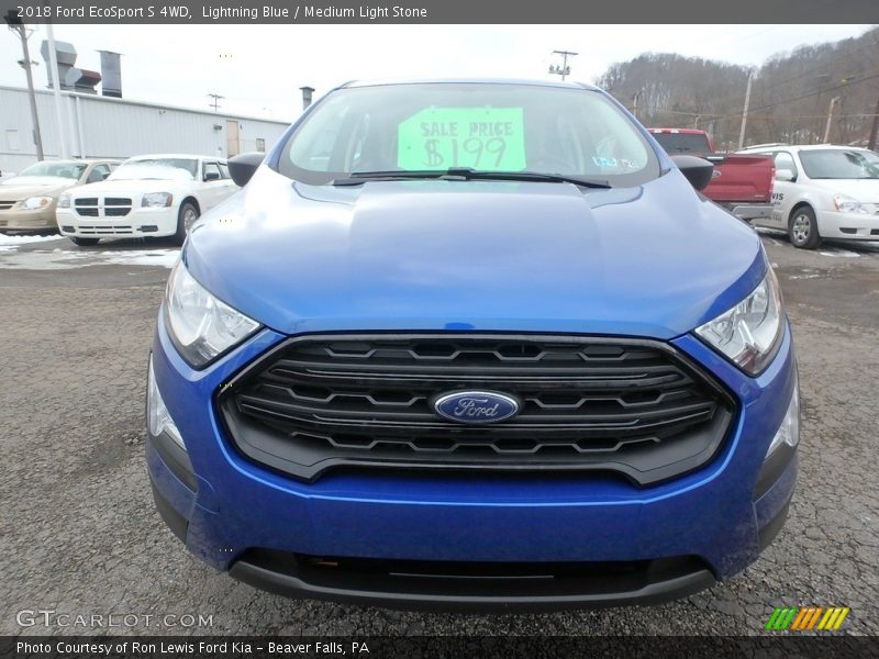 Lightning Blue / Medium Light Stone 2018 Ford EcoSport S 4WD