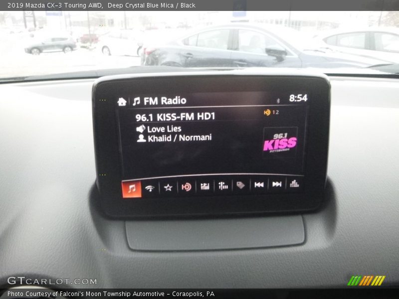Deep Crystal Blue Mica / Black 2019 Mazda CX-3 Touring AWD