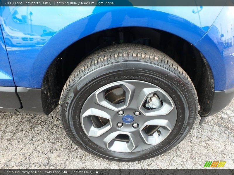 Lightning Blue / Medium Light Stone 2018 Ford EcoSport S 4WD