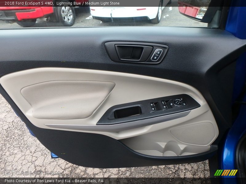 Lightning Blue / Medium Light Stone 2018 Ford EcoSport S 4WD