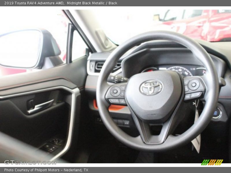 Midnight Black Metallic / Black 2019 Toyota RAV4 Adventure AWD