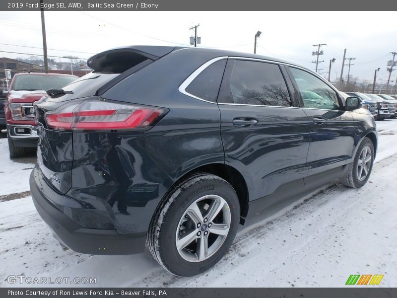 Baltic Sea Green / Ebony 2019 Ford Edge SEL AWD