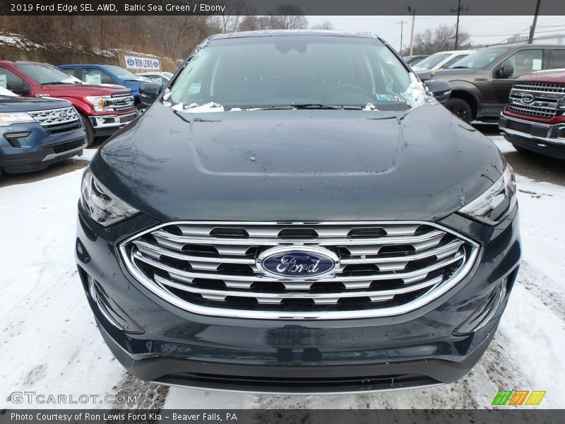 Baltic Sea Green / Ebony 2019 Ford Edge SEL AWD