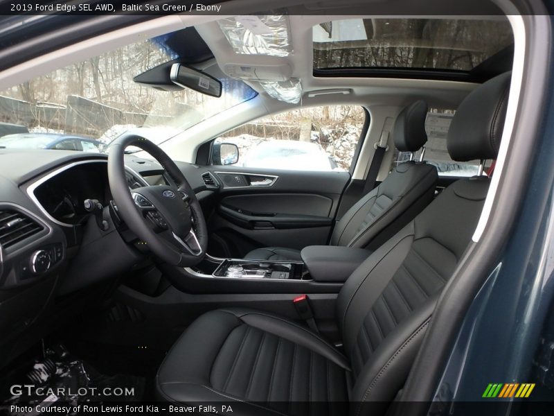 Baltic Sea Green / Ebony 2019 Ford Edge SEL AWD