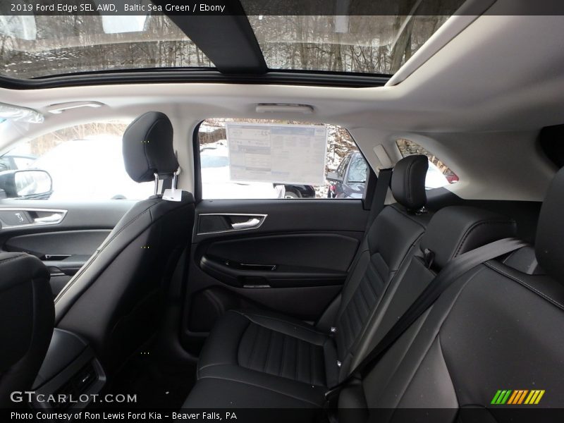 Baltic Sea Green / Ebony 2019 Ford Edge SEL AWD