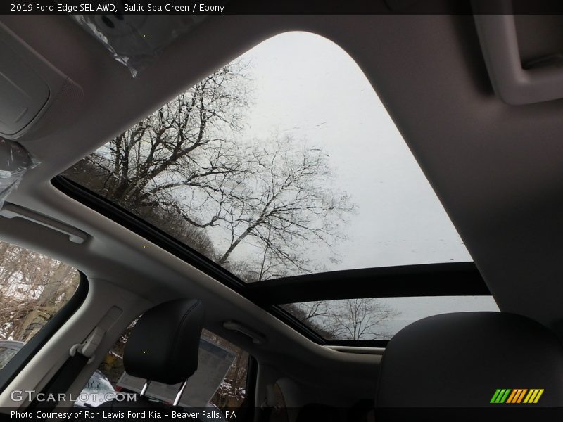 Baltic Sea Green / Ebony 2019 Ford Edge SEL AWD