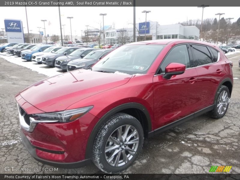 Soul Red Crystal Metallic / Black 2019 Mazda CX-5 Grand Touring AWD