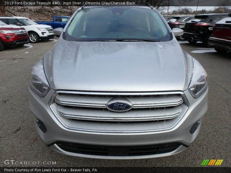 Ingot Silver / Chromite Gray/Charcoal Black 2019 Ford Escape Titanium 4WD