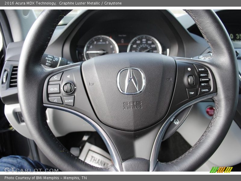 Graphite Luster Metallic / Graystone 2016 Acura MDX Technology