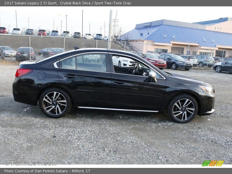 Crystal Black Silica / Sport Two-Tone Gray 2017 Subaru Legacy 2.5i Sport